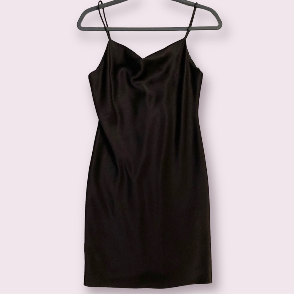 Alice + Olivia satin LBD